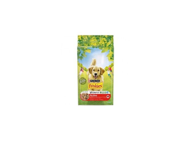 PURINA FRISKIES ACTIVE ΤΡΟΦΗ ΣΚΥΛΟΥ BOΔINO 1,5kg