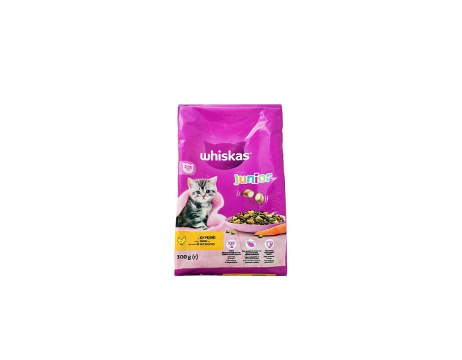 WHISKAS JUNIOR ΤΡΟΦΗ ΓΑΤΑΣ ΚΟΤΟΠΟΥΛΟ 2 EΩΣ 12 ΜΗΝΩΝ 300gr