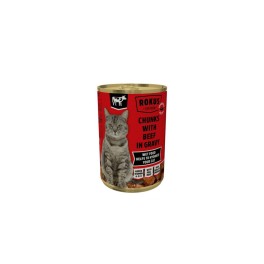 ROKUS ΤΡΟΦΗ ΓΑΤΑΣ ΜΕ ΜΟΣΧΑΡΙ 415gr
